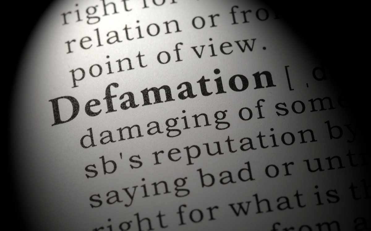 Don’t Let Defamation Stop You